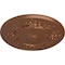 Ekena Millwork Flower Ceiling Medallion (Fits Canopies up to 3 7/8"), Hand-Painted Polished Copper, 27"OD x 1 1/8"P CM27FLPOS - alternate 2
